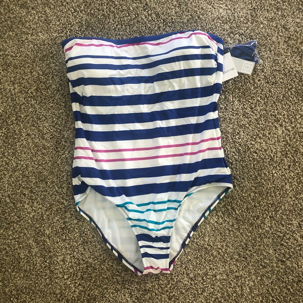 “NWT” Liz Claiborne one piece swimsuit